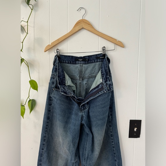 Jaded London Colossus Baggy Jeans Midwash Size 26 - Picture 6 of 6